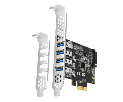 Akcesoria AXAGON PCEU-43RS PCIE KONTROLER 4X SUPERSPEED USB